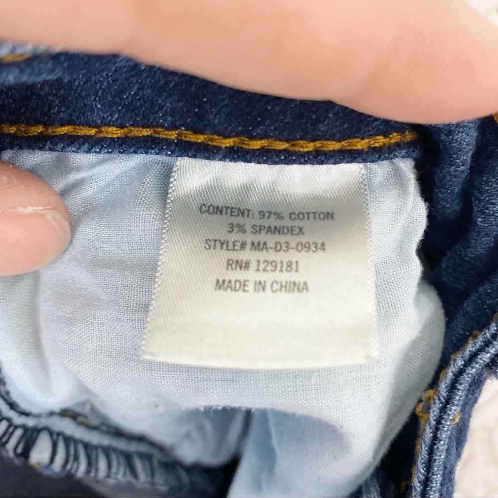 HARPER Distressed Released Hem Stretch Skinny Jean Destroyed - Picture 11 of 14